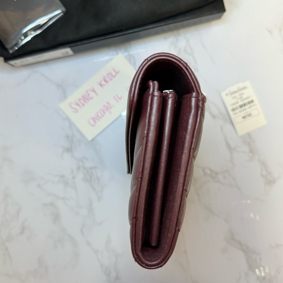 Authentic YSL Saint Laurent Cassandre Quilted Flap Wallet - Picture 3 of 13